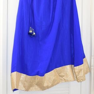 mall/Medium Indian Skirt with Gold Accents
